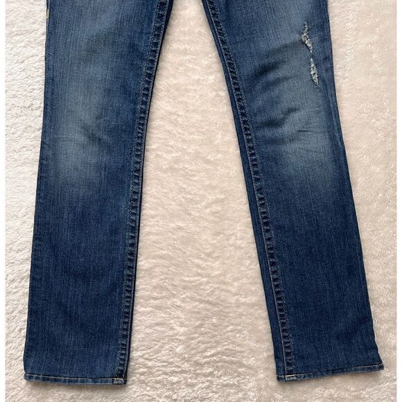True Religion Straight Distressed Jeans, Size 26 - Picture 9 of 14